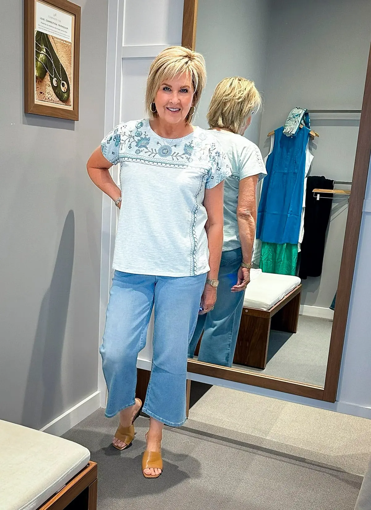 Over 50 Fashion Blogger, Tania Stephens is styling the latest J.Jill May Try On Haul5