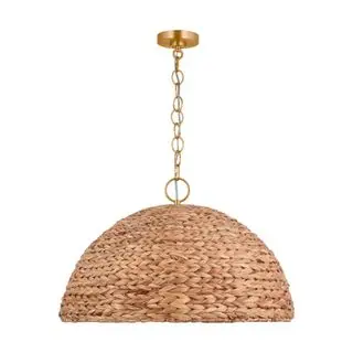 raffia pendant lamp