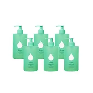 Safely Hand Soap I Naturally Moisturizing Hand Wash I Biodegradable Formula With Vitamin E I Liquid Soap Dispenser, Rise Scent, 16 Fl Oz (pack of 6)