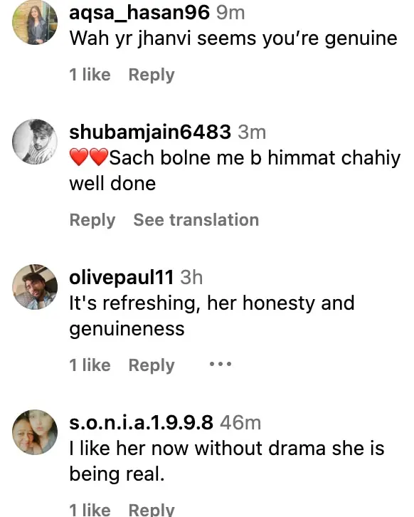 Internet praises Janhvi Kapoor