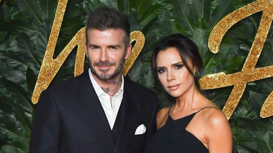 David and Victoria Beckham red carpet