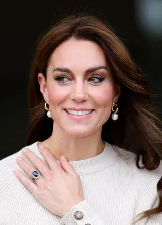 Catherine, Princess of Wales visits Nottingham Trent University, to hear how they and the University of Nottingham are ensuring their students have the right mental health support around them as they begin the new university year, on October 11, 2023 in Nottingham, England