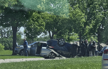 One injured in two car crash in Rochester