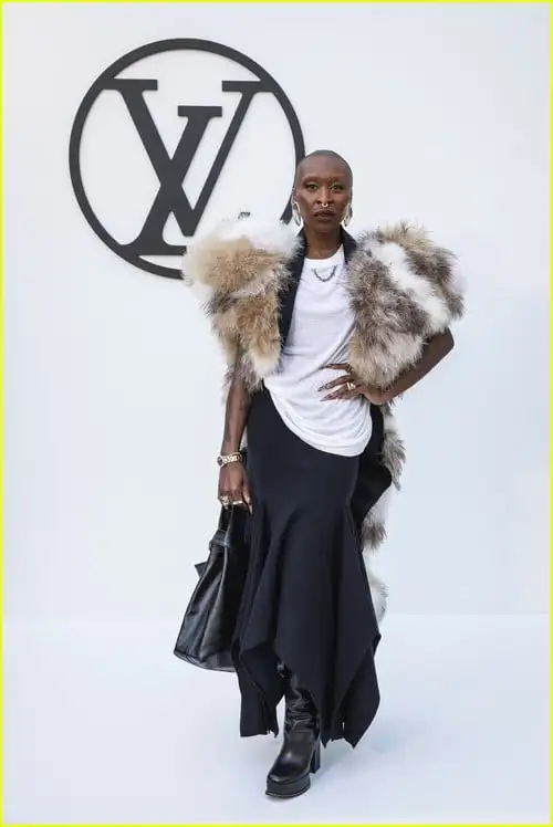 Cynthia Erivo at the Louis Vuitton show in Barcelona