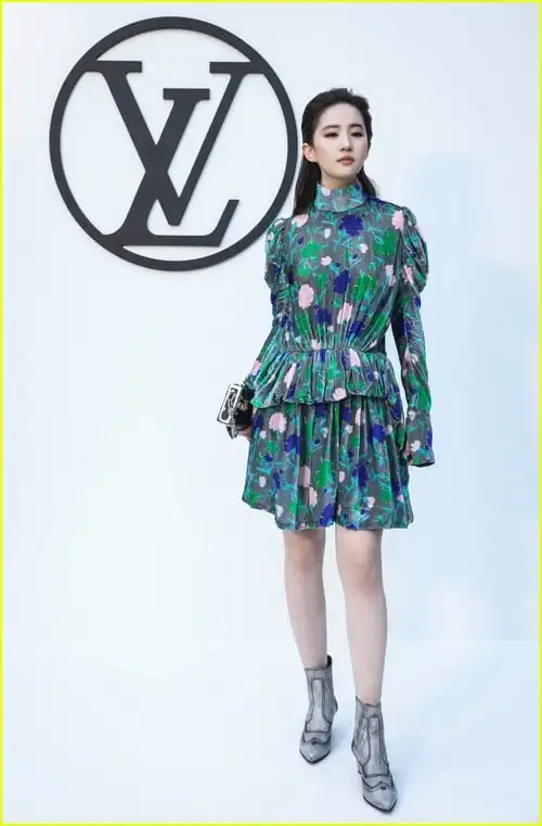 Liu Yifei at the Louis Vuitton show in Barcelona