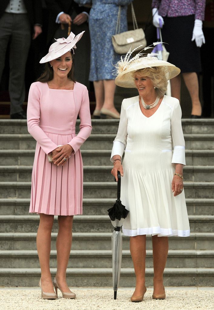 Every candy-coloured outfit worn by Princess Kate to Buckingham Palaces’ garden parties