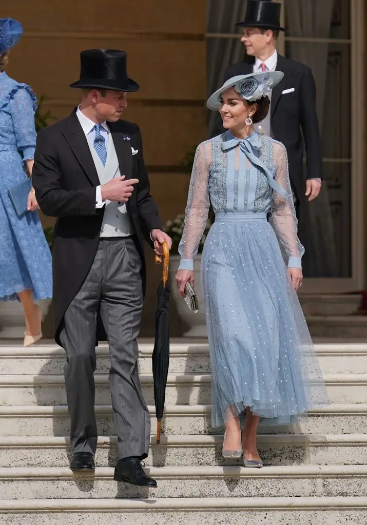 William and Kate attend a coronation garden party