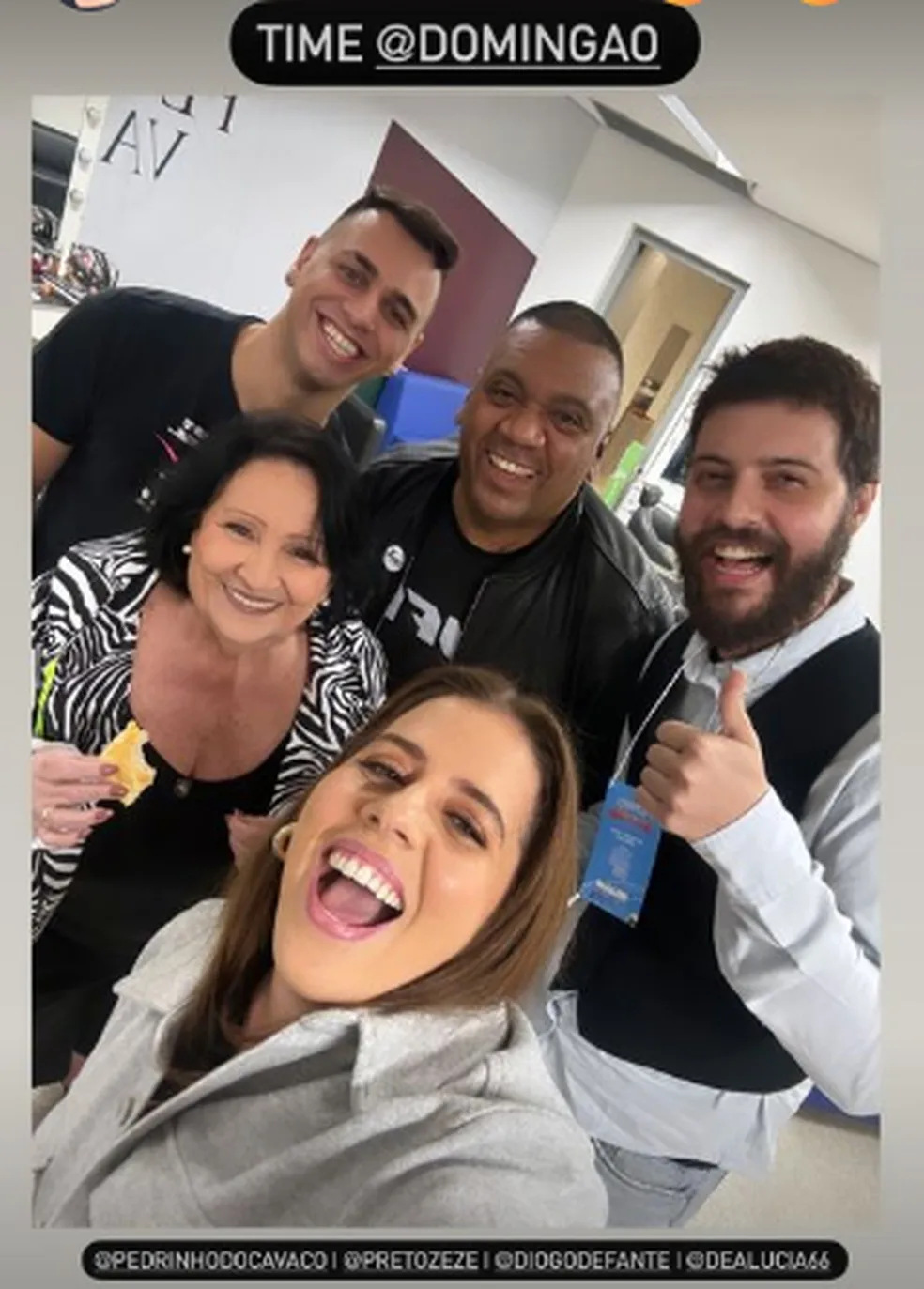 Tati Machado, Déa Lúcia e Diogo Defante — Foto: Instagram