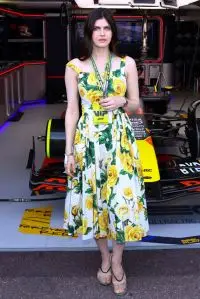 Alexandra Daddario attends the F1 Grand Prix on May 26 in Monte-Carlo, Monaco, Dolce & Gabbana