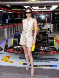 Kelsey Merritt attends the F1 Grand Prix on May 26 in Monte-Carlo, Monaco, Selmacilek