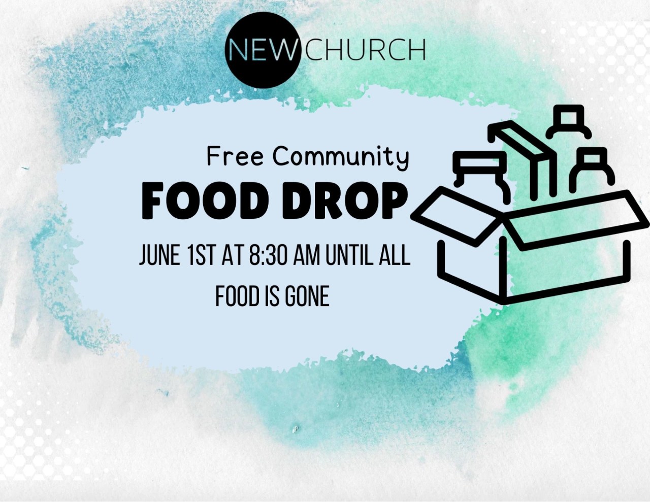 Local church hosting a free community food drop