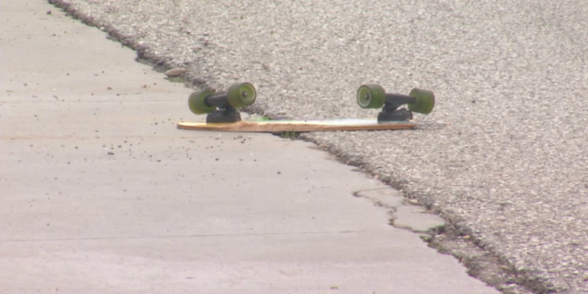 Child taken to the hospital after being hit by a car while riding a skateboard in north Springfield