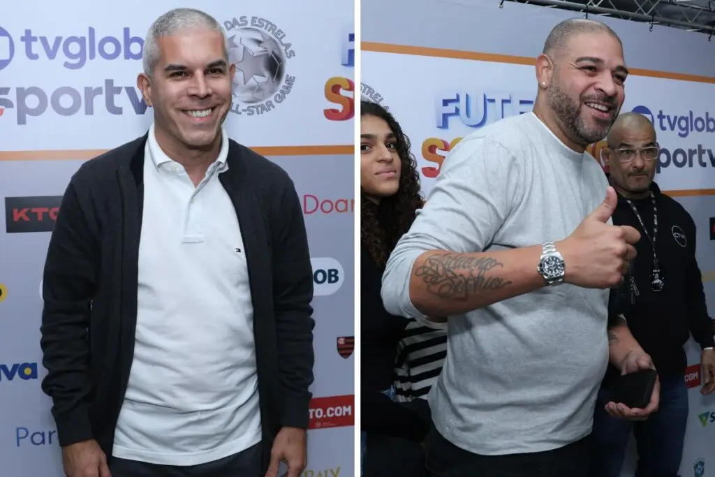 Ricardinho e Adriano Imperador