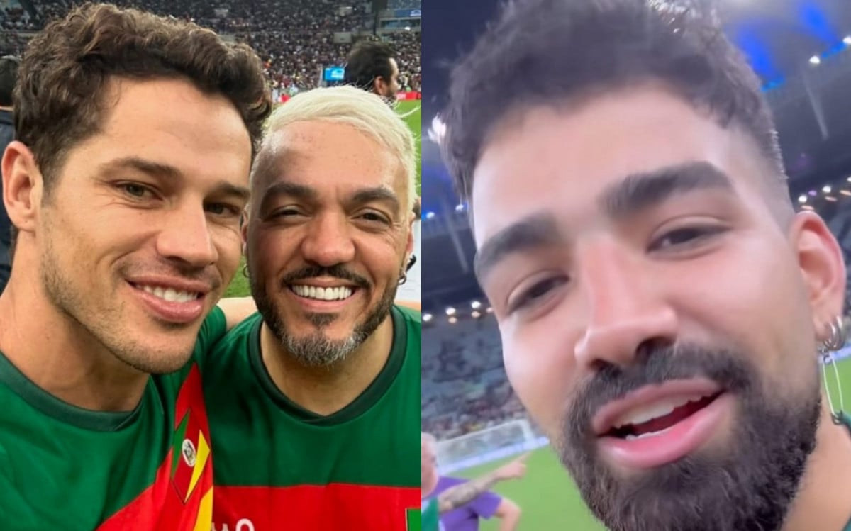 Famosos marcam presença no ‘Futebol Solidário’ do Domingão; veja fotos | Celebridades