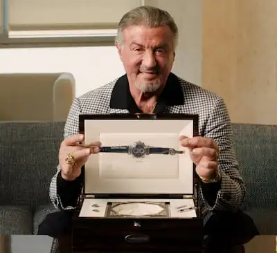 US actor and filmmaker Sylvester Stallone is putting his watch collection worth $6 million up for auction at Sotheby’s next month. Photo: Sotheby's / PA