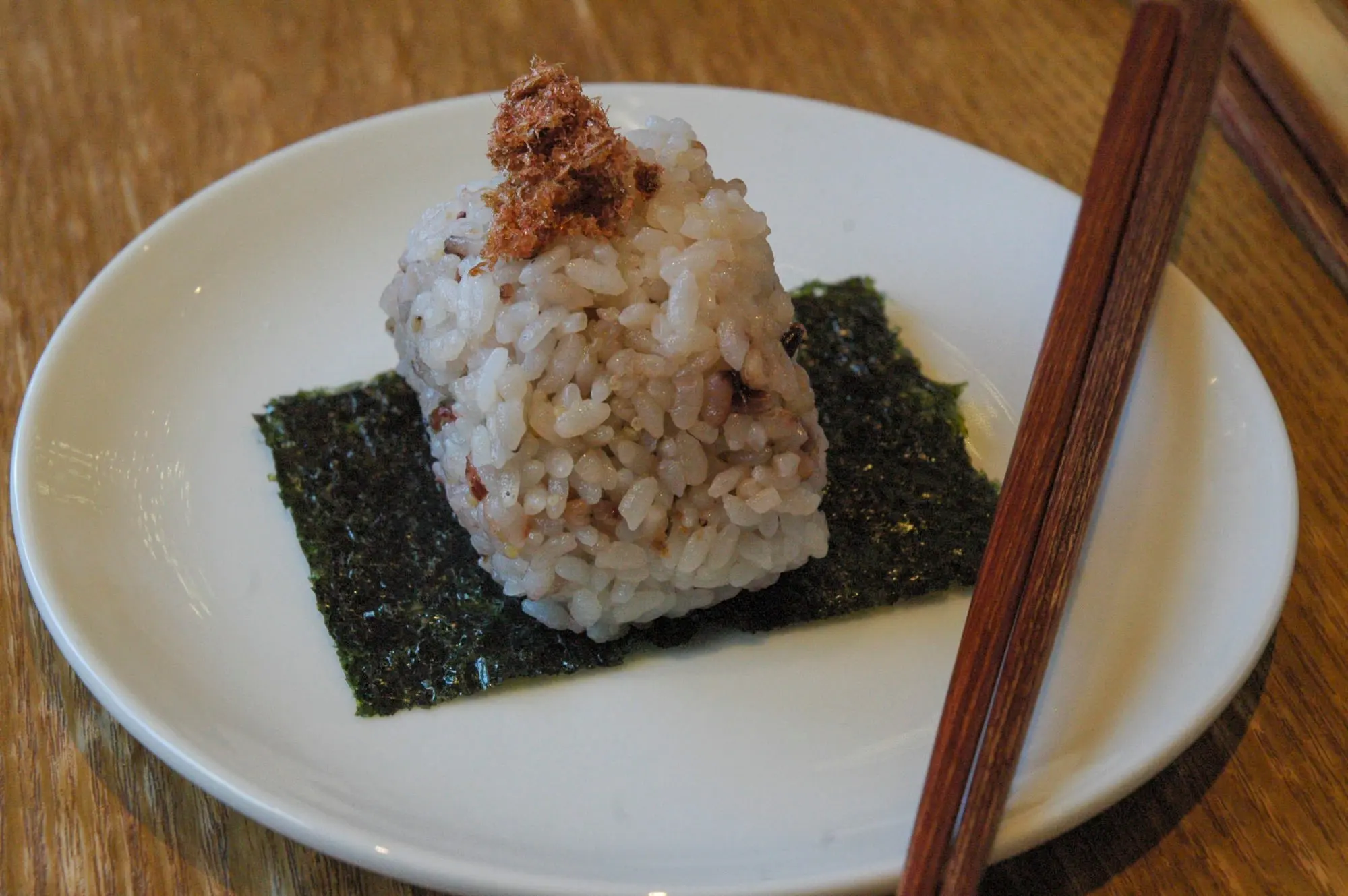 Onigiri rice balls in all their forms, home-made or at a trendy Tokyo cafe like Onigily, may best represent washoku. Photo: Russell Thomas