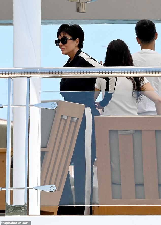 Kris Jenner onboard $300m luxury yacht targeted by vandals