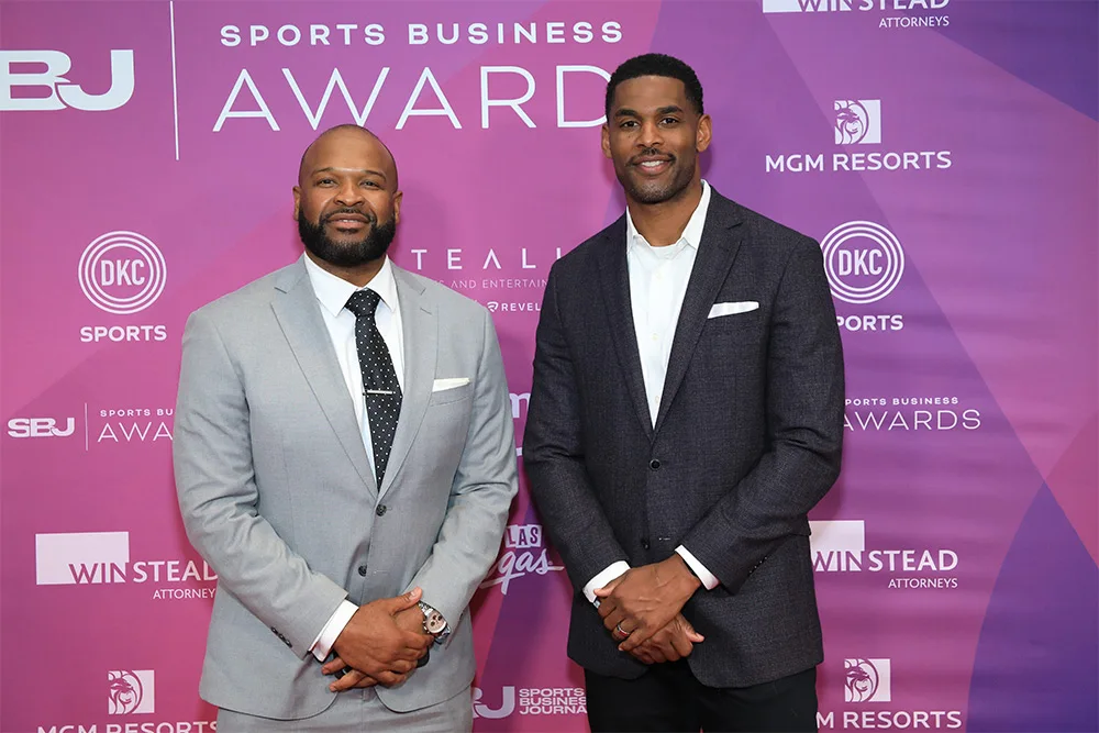 Jamil Northcutt of Strategic Transitions Advisors and Marques Colston