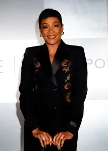 Tiffany Haddish at the Versace x NET-A-PORTER event in Bel Air, Los Angeles, California on March 7, 2024. (Photo by River Callaway/WWD via Getty Images)