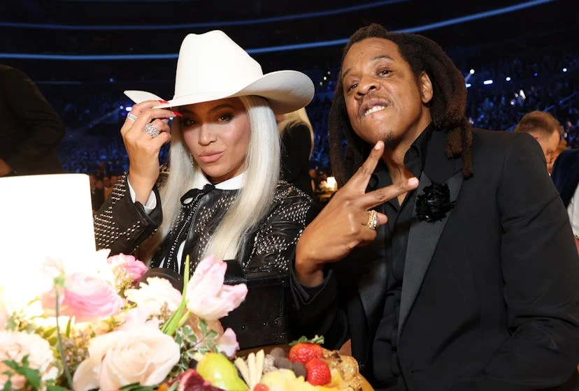 Beyoncé and Jay-Z attend the 66th GRAMMY Awards