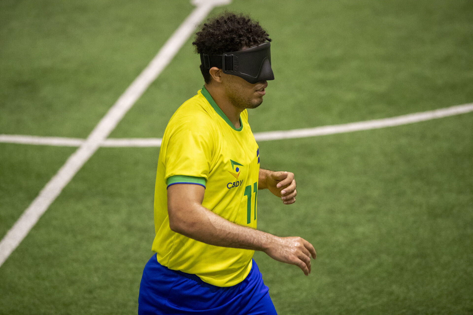 Brasil goleia Tailândia na estreia do Grand Prix de futebol de cegos