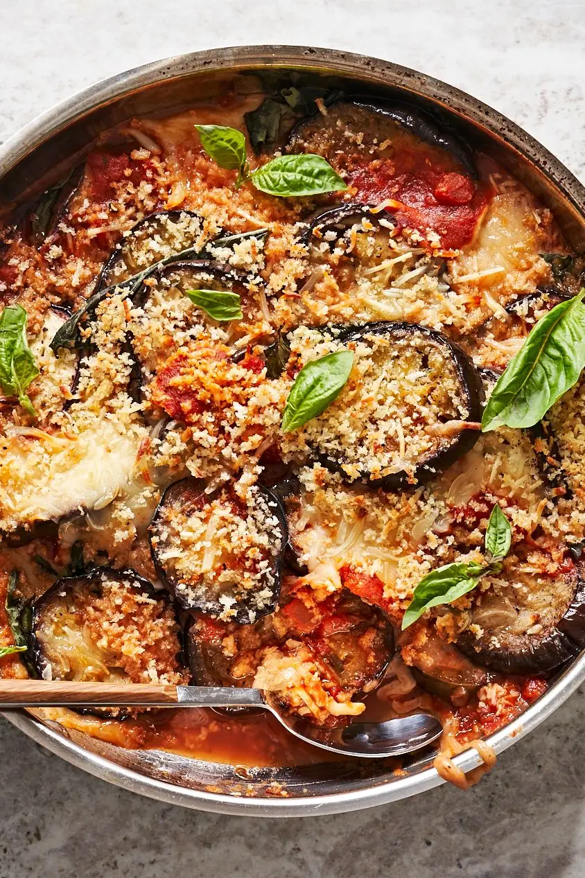 skillet eggplant parm