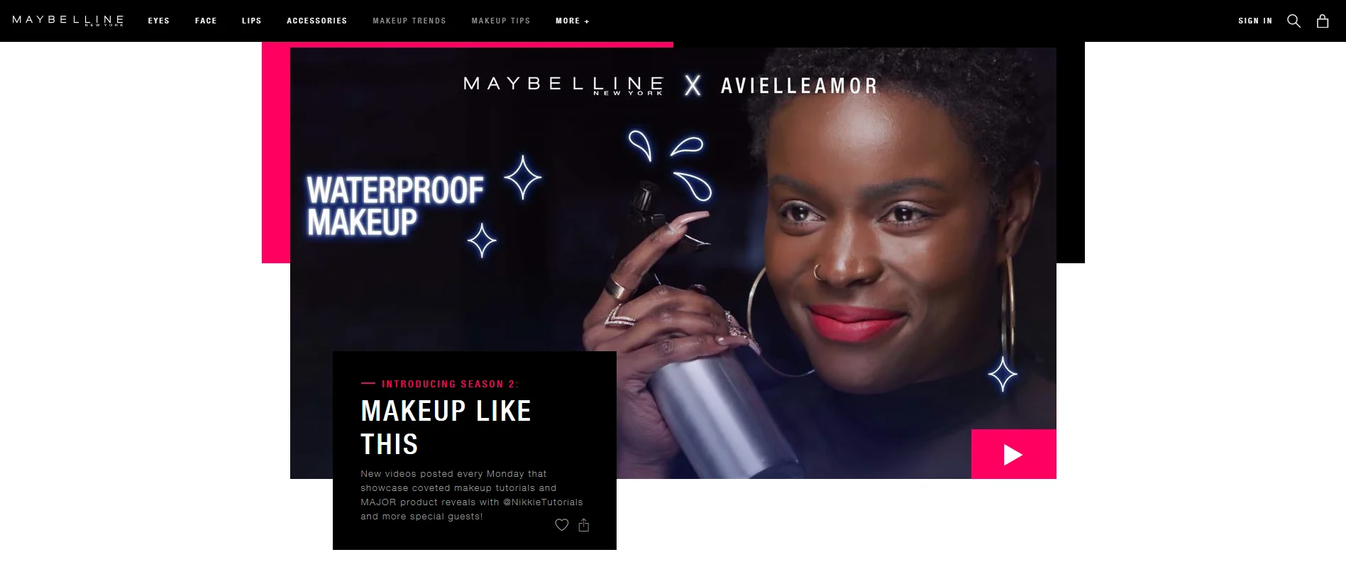Maybelline Beauty Website best skincare websites