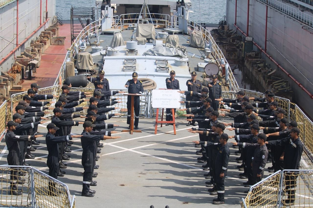 Indian Navy Champions Environmental Conservation Efforts on World Environment Day