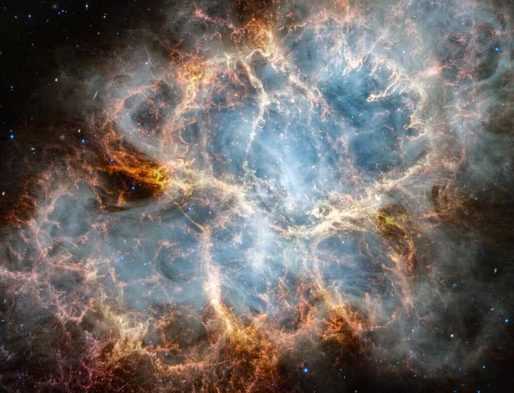 Astronomers use JWST to peer into the heart of the Crab Nebula