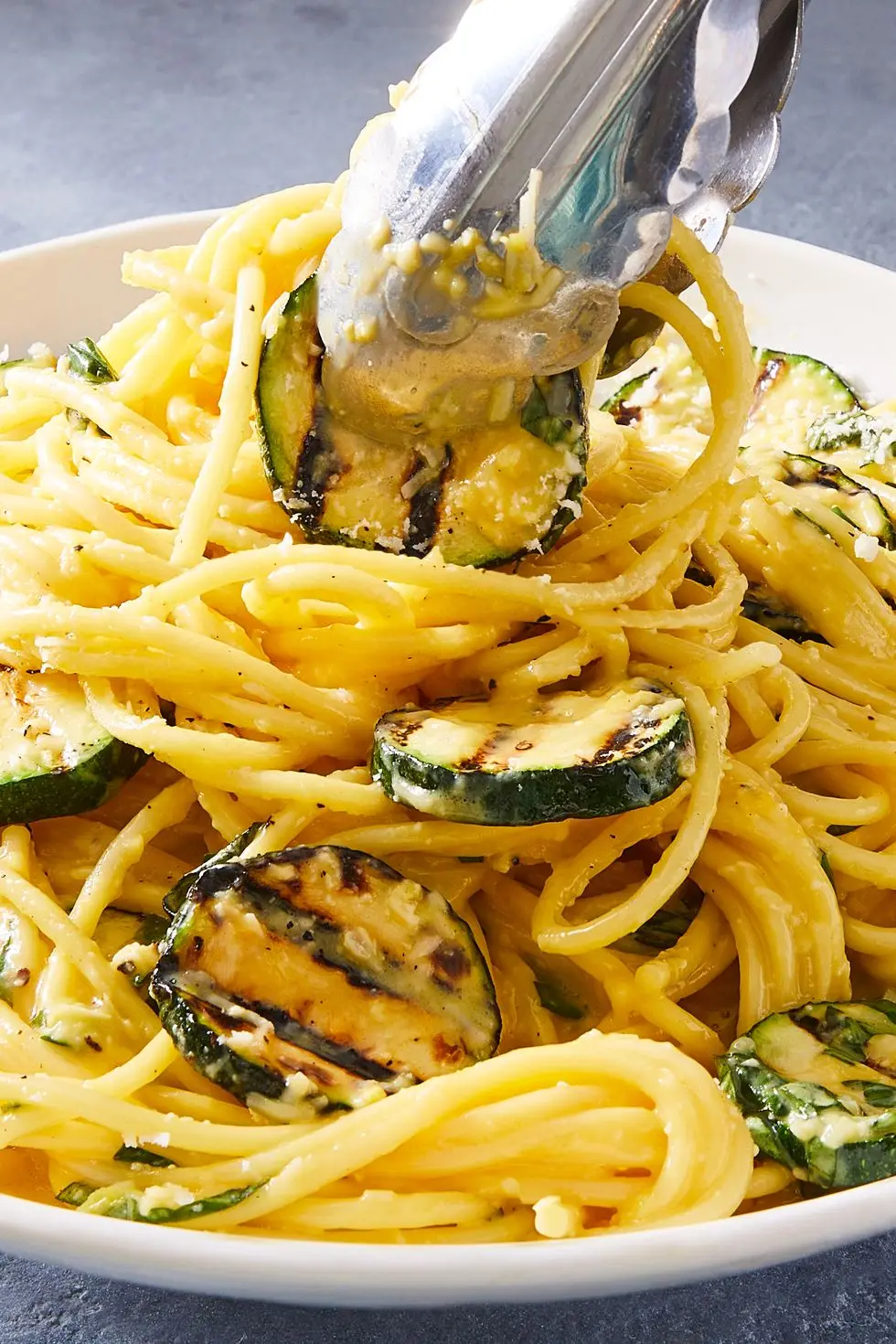 grilled zucchini carbonara