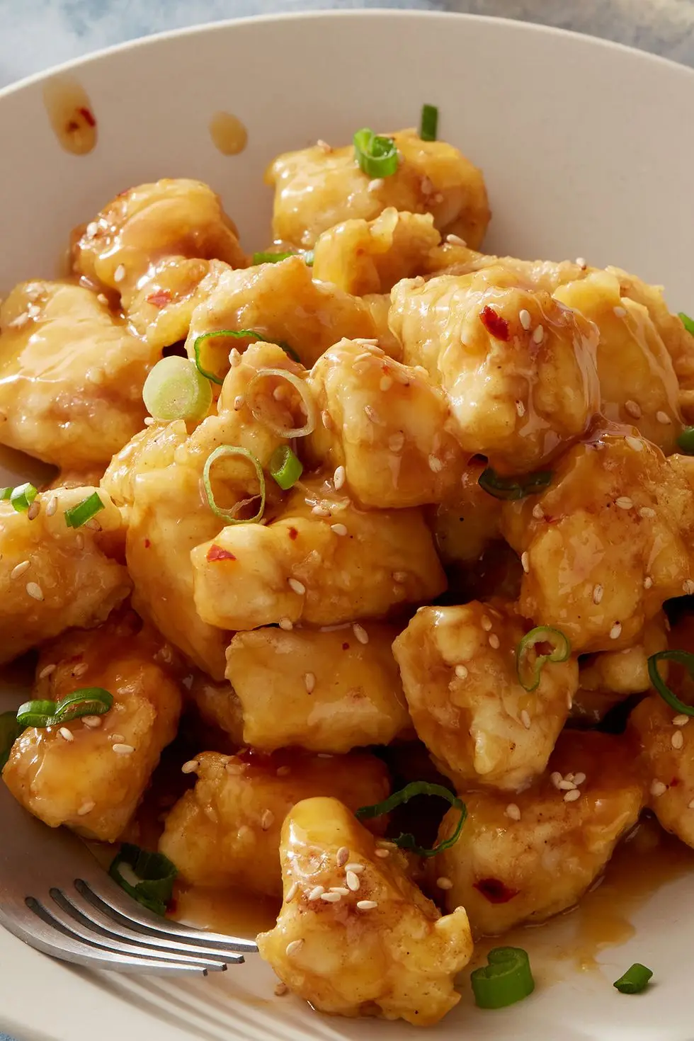 air fryer orange chicken