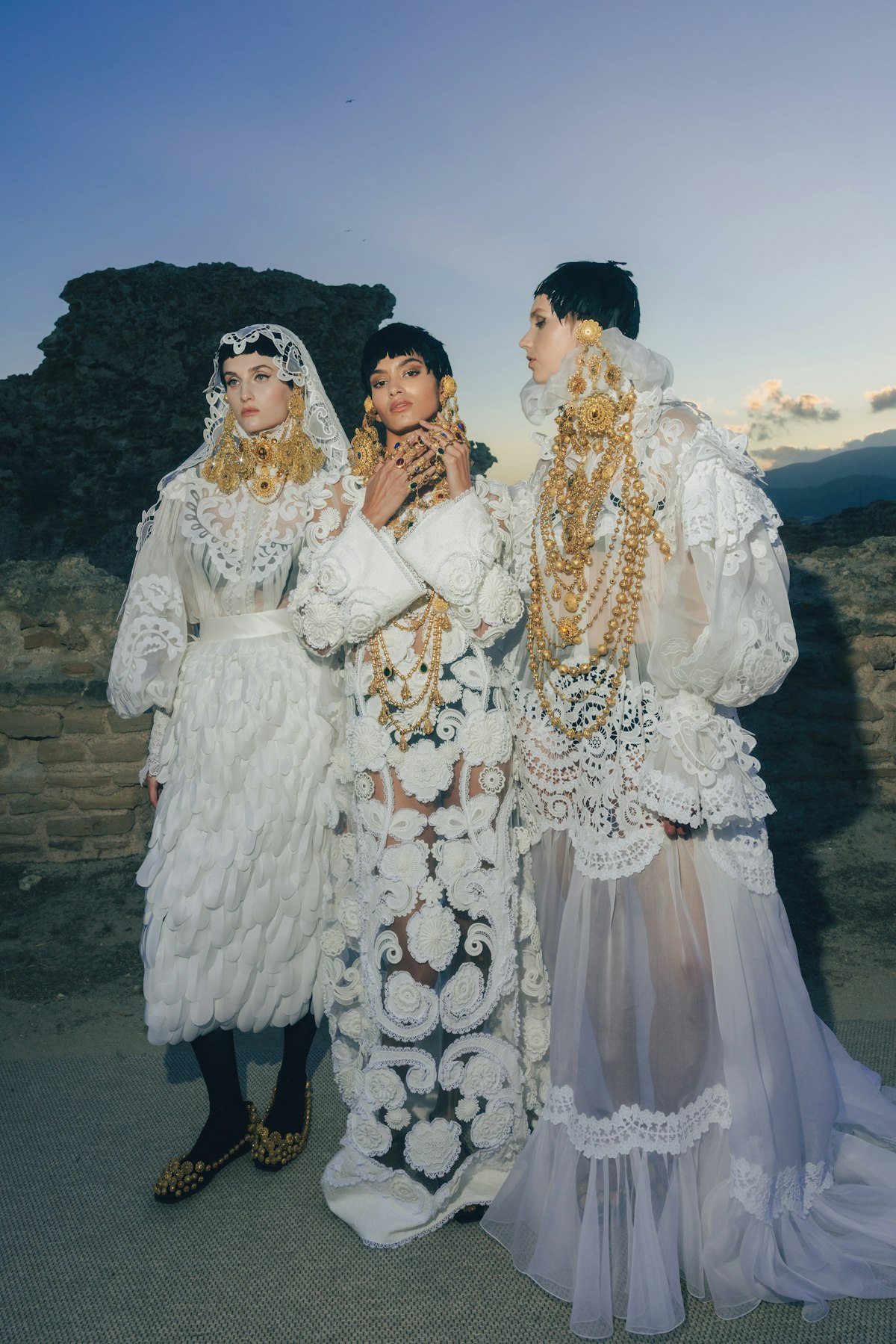 Dolce & Gabbana Presents Three Back-to-Back Opulent Shows in Sardinia