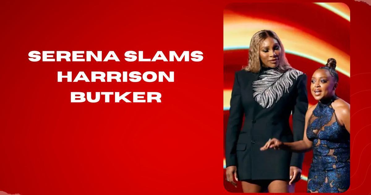 Serena slams Harrison Butker. Watch now.