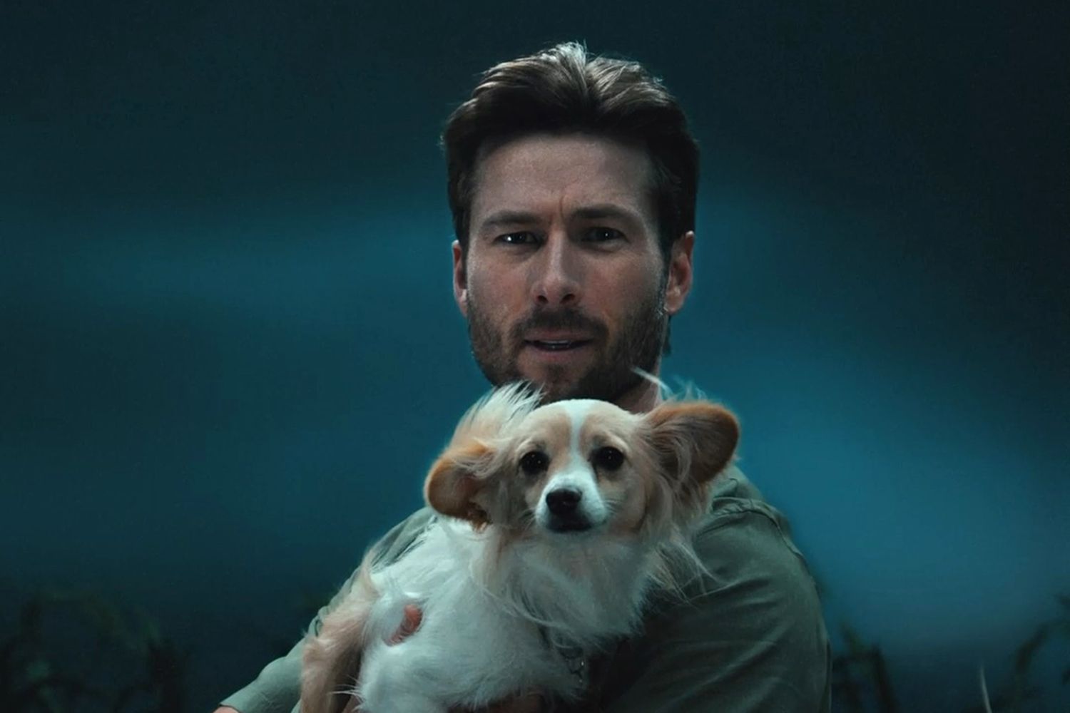 The sweet story behind ‘Twisters’ star Glen Powell’s dog Brisket