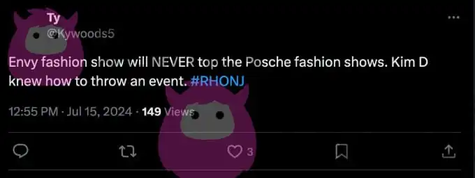 RHONJ fans are over cast events and fashion shows.