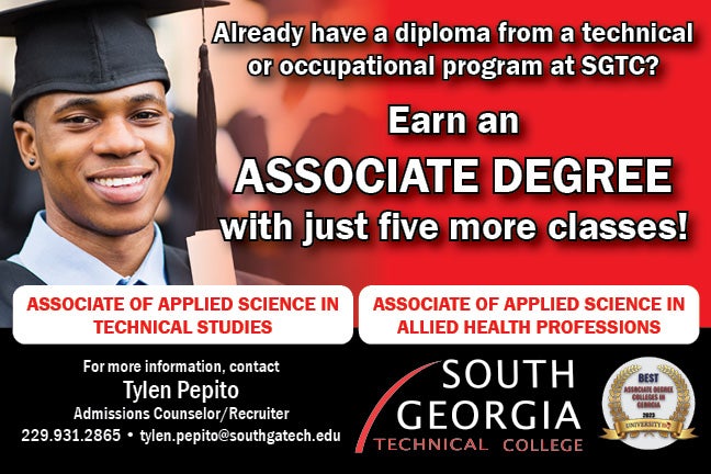 SGTC adds two new associate of applied science degree options