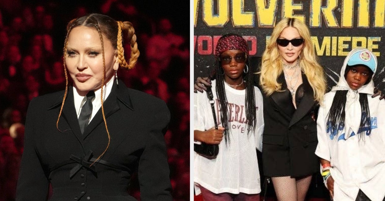 Madonna Made A Rare Red Carpet Appearance With Her 11-Year-Old Twin Daughters Stella And Estere, And They’re So Grown Up