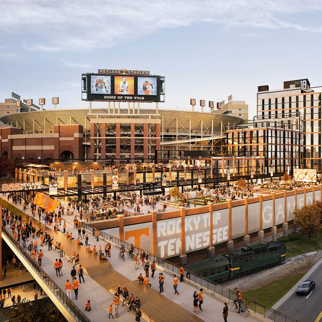 Tennessee football stadium Neyland Entertainment District will transform UT Vols game days