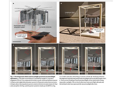 This tiny solar-powered flyer weighs less than a paper plane
