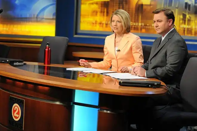 Jeff Alexander, shown here in 2010 on WBAY's 4 p.m. newscast, retired Tuesday from the station after 30 years.