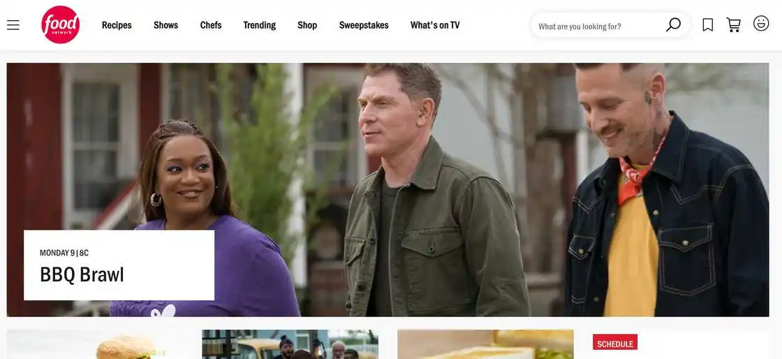 The Food Networkhomepage The Food Networkhomepage