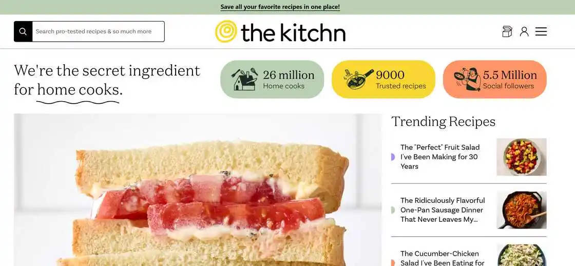 Kitchn homepage Kitchn homepage
