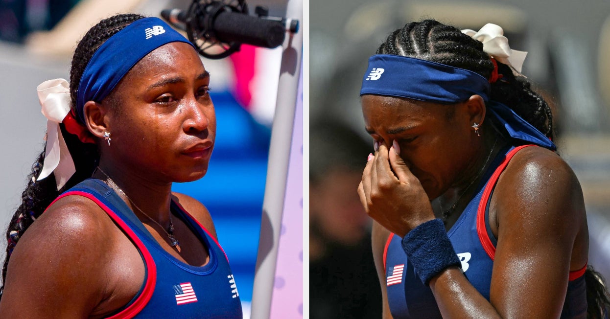 Fans Are Supporting Coco Gauff After People Accused Her Of Throwing A “Temper Tantrum” When She Broke Down In Tears Over Her Controversial Olympic Defeat