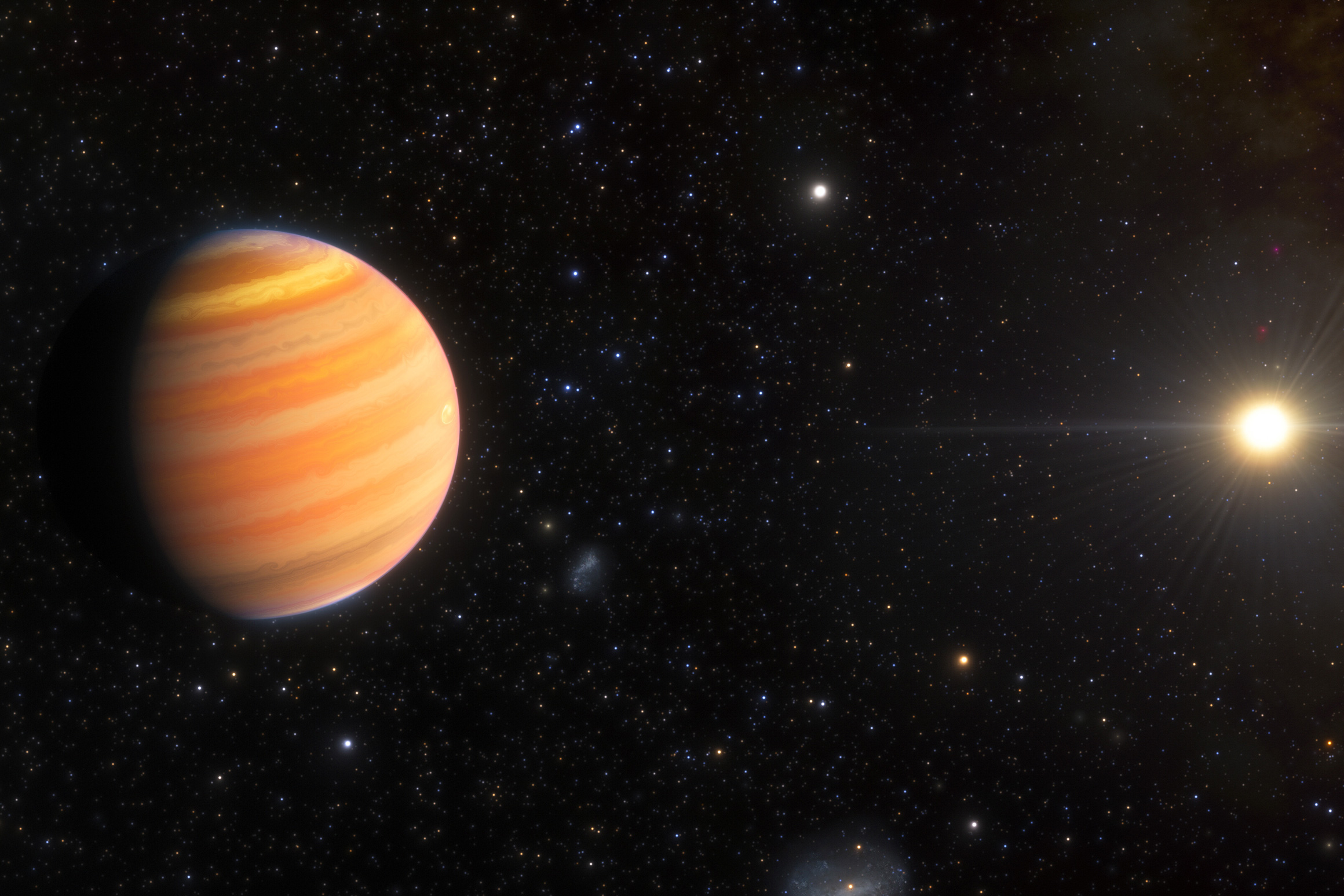 Astronomers spot a highly “eccentric” planet on its way to becoming a hot Jupiter