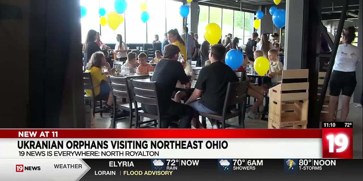 Ukrainian orphans have high praise for NE Ohio people, food and entertainment