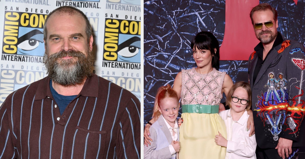 David Harbour Just Revealed His Emotional Reaction To Meeting Lily Allen’s Kids For The First Time As He Reflected On Becoming A Stepfather After Previously Being “Very Against” Having Children