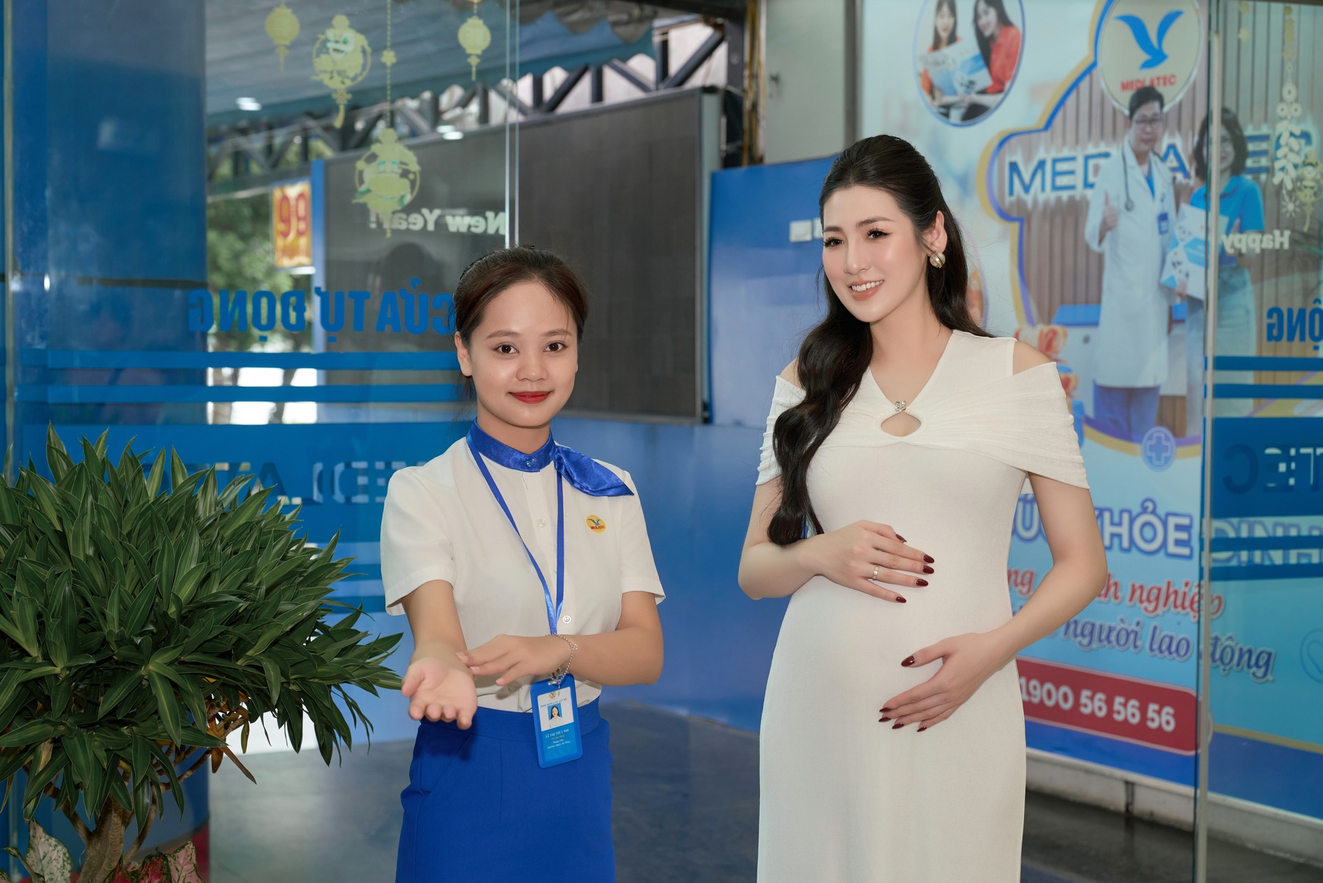 Á hậu Tú Anh xét nghiệm sàng lọc trước sinh NIPT tại MEDLATEC