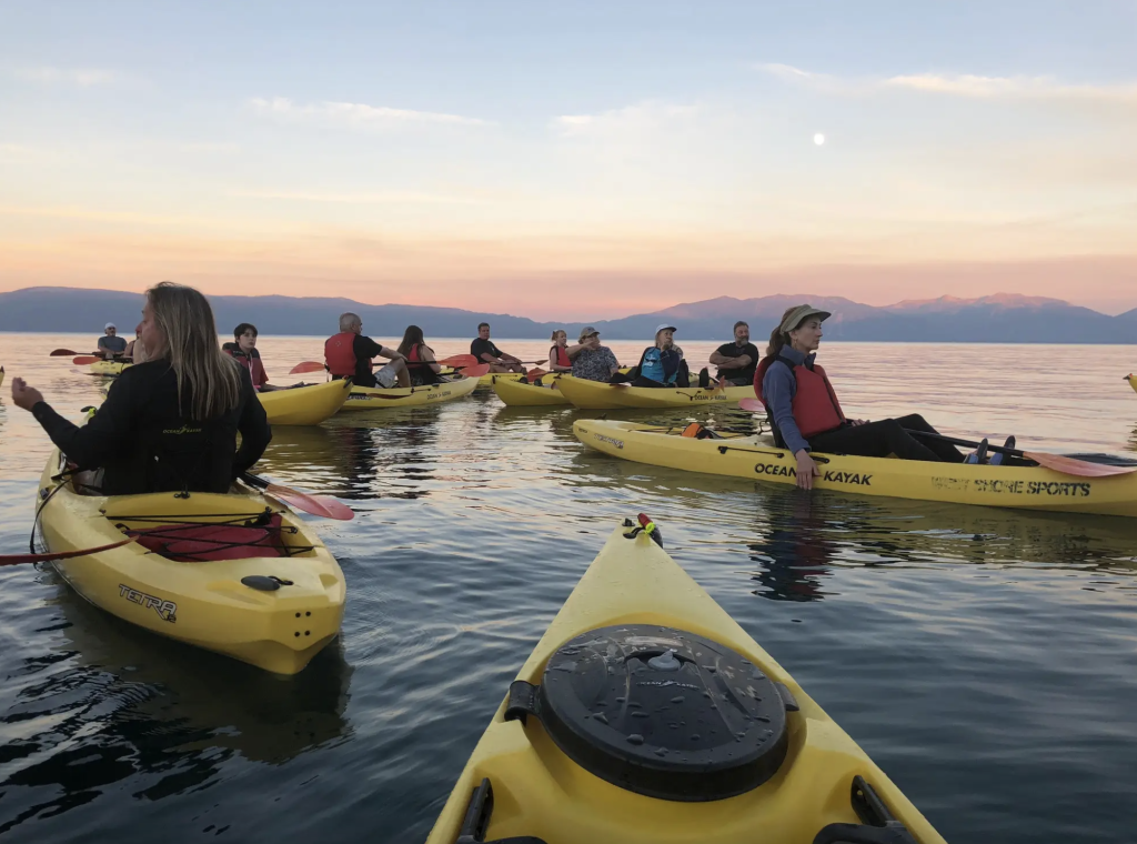 Entertainment in Tahoe: Full Moon Kayak Tour; Chipping in for Charity; Brews, Jazz, and Funk