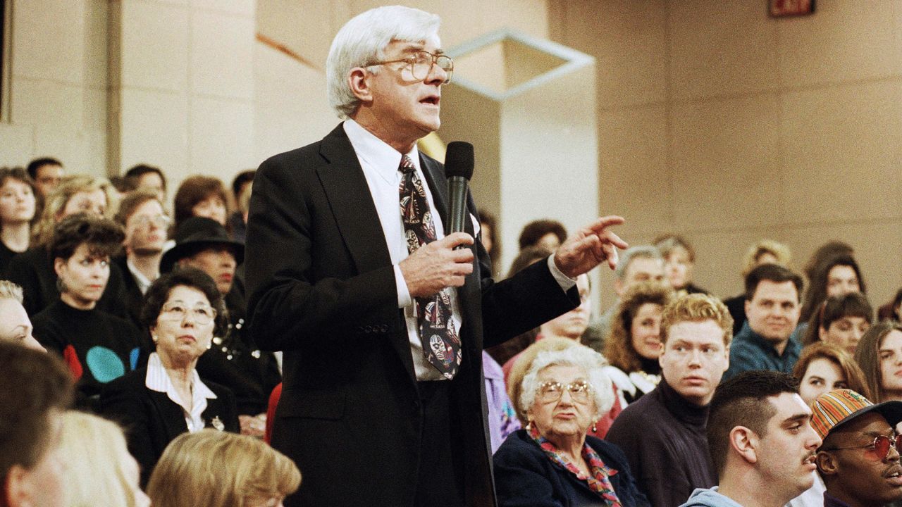 Phil Donahue, who ruled daytime talk until Oprah, left a lasting imprint