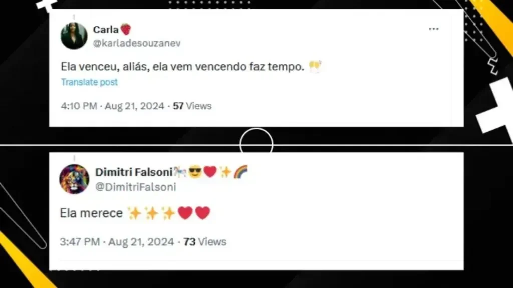 Internautas comentam sobre entrada de Bia do Brás em novela da Globo – Foto: Twitter